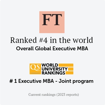 TRIUM: ranked 4th in world by FT, ranked 1st in the world by QS